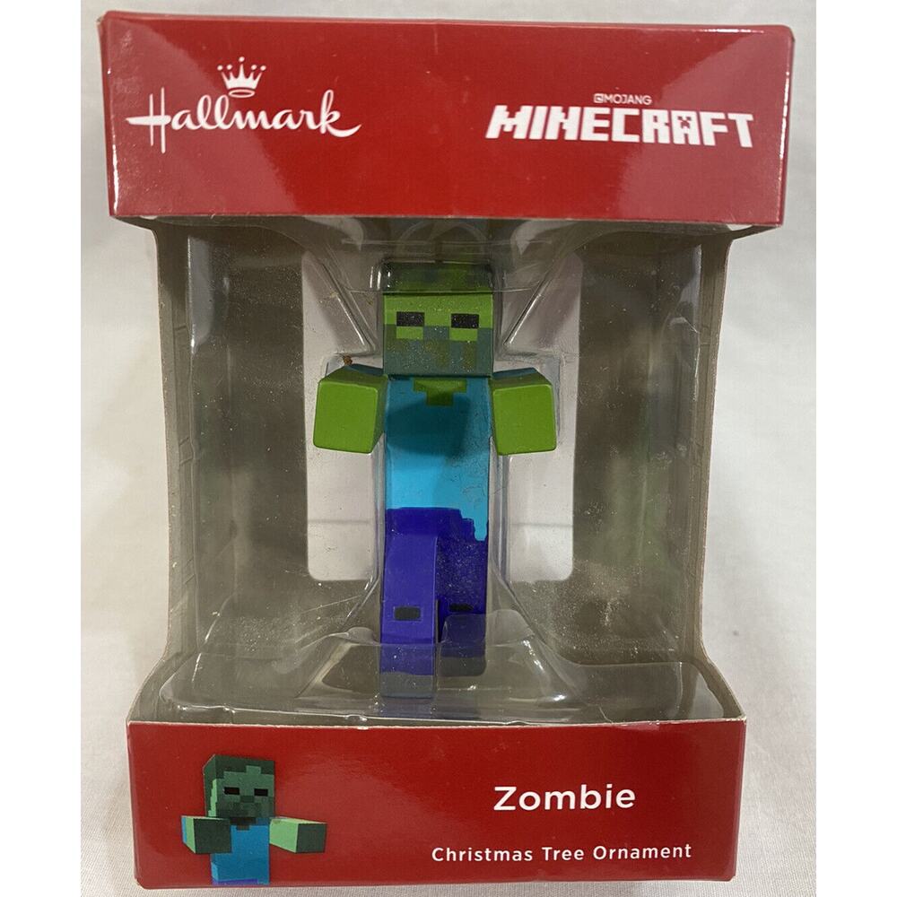 NEW Hallmark Red Box Minecraft ZOMBIE Holiday Christmas Tree Ornament‎ - 2018
